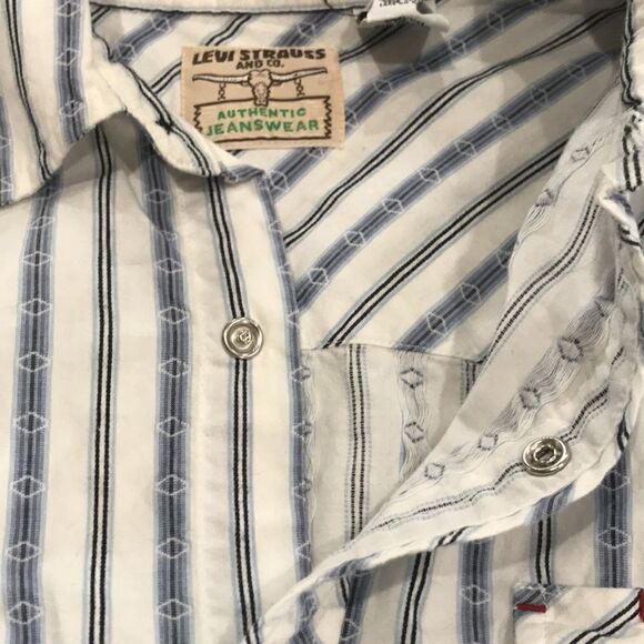 Levi Strauss and Co. Men's Casual Button-down Shirt, Large, Multi-colored - Picture 5 of 7